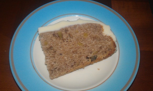 Thin sliced and iced.